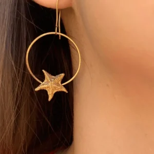 Pendientes estrella de mar